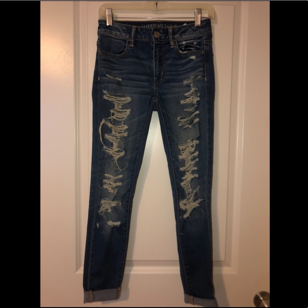 AE distressed jeans